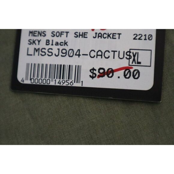 Charm City Run LMSSJ904 Men's Sz XL Cactus Green Soft Shell Hooded Jacket - Picture 5 of 6